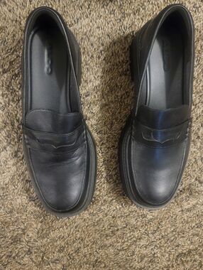 NWOT ALDO Bigstrut Chunky Lug Sole Platform Penny Loafers